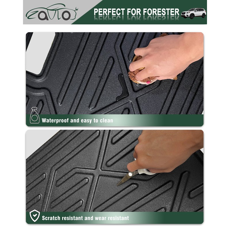 ZQULOYO Rear Seat Back Cover Backrest Protector for Subaru Forester