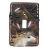 Ebros Gift Set of 2 Western Rustic 4 Colorful Wild