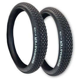 Two Duro Tire 26x2.35 Bermmaster Race Ready BMX Dirt Track Bike Tires with Folding Beads