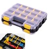 Tools Organizer Box Small Parts Storage Box 34-Compartment Double Side