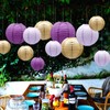 Round Chinese Paper Lanterns Decorative 14pcs Wedding Birthday Party Valentine's