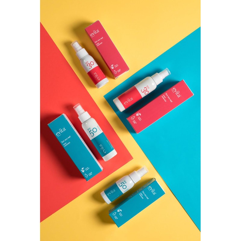 Eco frendly SPF Evita Cosmetic Sonnencreme, Sonnenschutz, Sonnenschutzspray hoher Schutz
