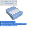 OunglyChoi Notes Dispenser, 3 x 3 inches Blue Sticky Note