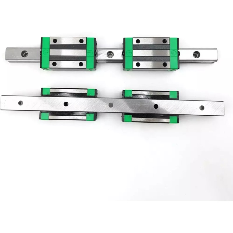 HGR 선형 레일 가이드 2PCS HGR15 HGR15-7.87인치(200mm) 슬라이드 4PCS HGH15CA