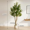 LYLYFAN Olive Tree Artificial Indoor 7FT Faux Olive Tree with