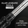 FLEXBERG Torque Wrench Bicycle Set 2-20 Nm, Torque Wrench 1/4,
