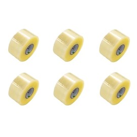 Kite 48mm x 150m Envirotape Clear Acrylic Packaging Tape – Eco-Friendly & Extra Long - Pack of 6 “(Note – It is not fit in regular tape dispenser)”