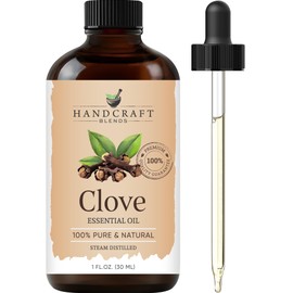 Handcraft Blends Handcraft Blends Clove Essential Oil - 1 Fl Oz - 100% Pure and Natural - Premium Grade Essential Oil for Diffuser and Aromatherapy
