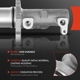 A-Premium Brake Master Cylinder Compatible with Volkswagen Jetta 1985-1990, Golf 1985-1990, Cabriolet 1985-1990, Rabbit 1984, Rabbit Convertible 1984, Scirocco 1984-1987, Replace# 192611019, 191611019