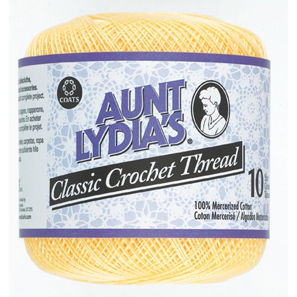South Maid Crochet Cotton: Soft Yellow