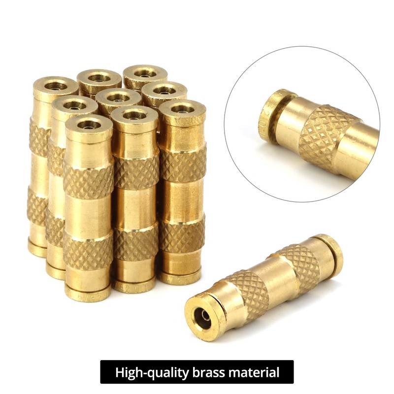 QWORK Push to Connect Fittings - 5/32" Tube, 10 Pack