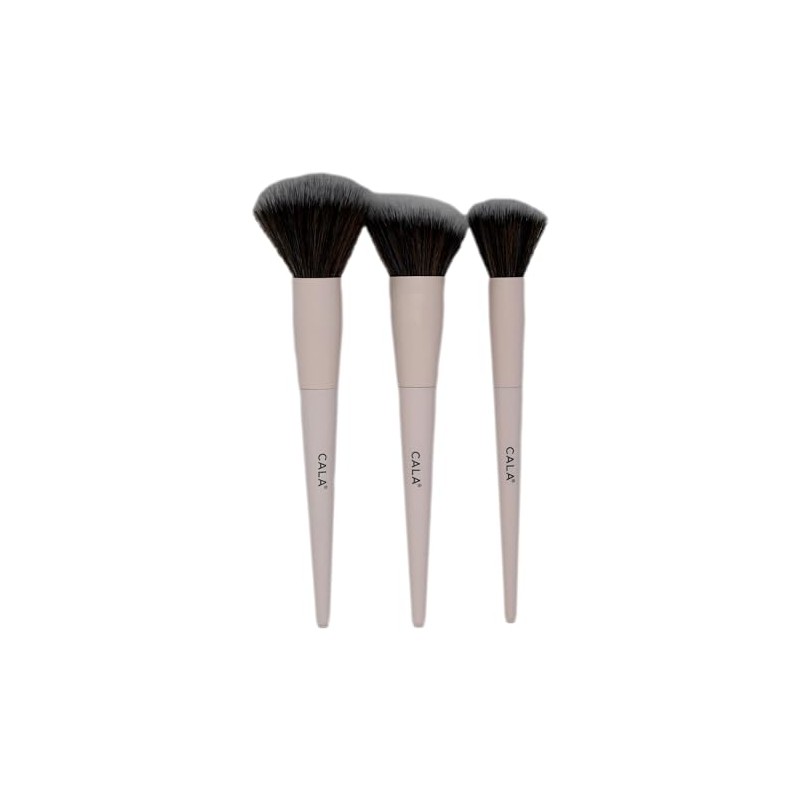 CALA - "Sugar rush" brochas para maquillaje de cara y