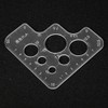 Acrylic Circle Template for Leather DIY, Round Corner Stitching Leather