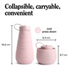 STOJO Collapsible Sports Water Bottle - Leak-Proof Reusable Silicone Travel