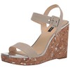 Nine West Women's Courts7 Wedge Sandal, Natural 110, 9.5