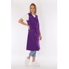 Women's Sleeveless Cooking Apron Apron Button Coat Plain House Dress,