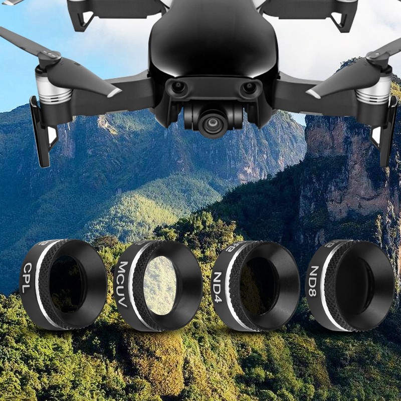 4Pcs Set Multi Coated Drone Camera Lens Filter Accessory for