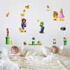 Mario Wall Sticker for Bedroom Children's Room Wall Sticker Multicoloured