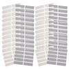 LIOOBO 50pcs Scratch Card Stickers with Silver Film to Write