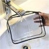 NATUCE 4 Pieces Transparent PVC Waterproof Travel Makeup Bag Toiletry