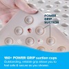 SlipX Solutions Tan Non-Slip Shower Mat with Drain Holes: SlipX