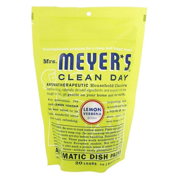Mrs. Meyers Auto Dishwash Packs - Lemon Verbena - 12.7 Oz