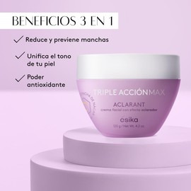ésika - Crema Facial Aclarant Triple Acción Max 120g