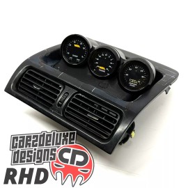 CARZDELUXE Triple RHD gauge pod mount for 2001-2005 Is300 replaces factory storage comp