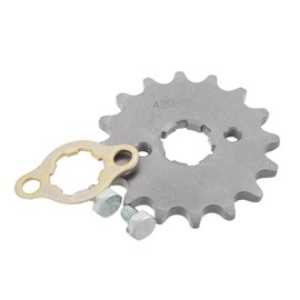 Ciieeo Bike Chain Guard Sprocket Kit Tooth Rear Sprocket Chain Roller for Motorcycles Scooters