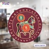 Three Powers Windhorse Amulet Stickers, Symbol Success, Luck and Achievement,
