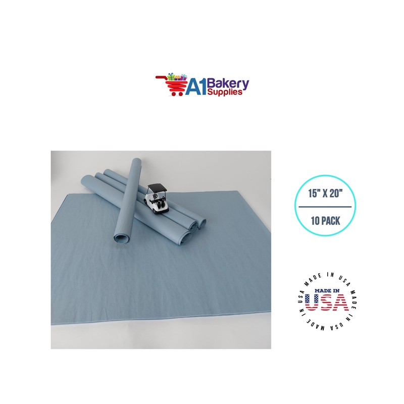 Antique Blue Gift Wrapping Tissue Paper 15X20 10 Pack by