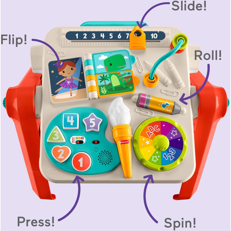 Fisher-Price Baby & Toddler Toy Laugh & Learn 4-in-1 Activity