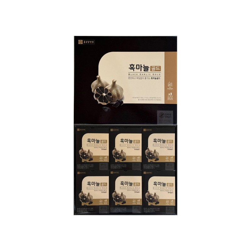 Jonggeundang Health 종근당건강 흑마늘 골드 80ml x 60포 1개 /