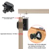 CXQamitao 5 Pack Push Button Latch Cabinet Door Catch Keyless