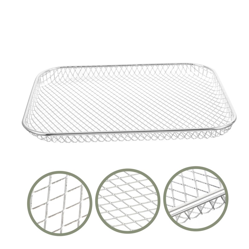 Mobestech Portable Stainless Steel Barbecue Mesh Grill Net Lightweight Outdoor