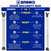 BRINKS Door Security Bar - Adjustable Brinks Door Security Bar
