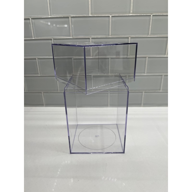Storing Box in Clear Finish 4 W x 4 L