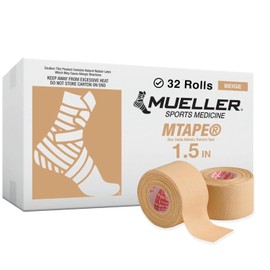 Mueller MTape Athletic Tape, Case of 32 Rolls