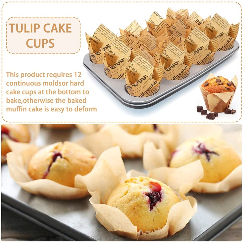 MULEVIP Cupcake Baking Cups Pack of 250 Muffin Cases Paper,