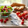 2Pcs Stainless Steel Strawberry Huller Fruit Stem Remover, Picker Leaf