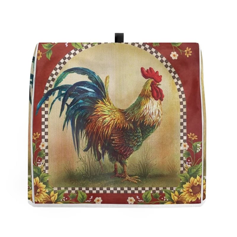 Annejudy Kitchen Aid Mixer Cover, Sunflower Rooster Print Kitchen Stand