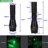 LUXJUMPER Green LED Flashlight One Mode Long Range Light LED