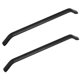 BOZONLI Furniture Handles Cabinet Handles Black Furniture Cabinet Handles Aluminium Alloy Kitchen Door Handles Handle Furniture Handle (224 mm, 2 Pieces)