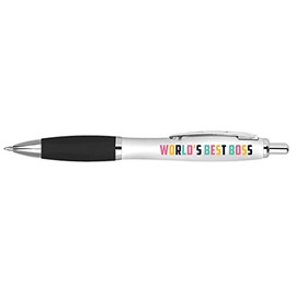 1 x World's Best Boss Black Pen - Birthday Secret Santa Christmas #UV00027