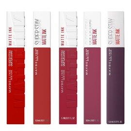 Maybelline 5 pack labiales liquidos matte larga duracion superstay matte maybelline                                                                   