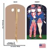 Advanced Graphics Aunt and Uncle Sam Stand-in Life Size Cardboard