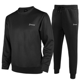 Brimisal Men's Tracksuits 2 Piece Sets Outfits For Men Sweatsuits Long Sleeve Crewneck Pullover Active Jogging Sportswear