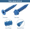 SATANTECH Concrete Screws with Drill Bit, 200Pcs Concrete Screw 1/4