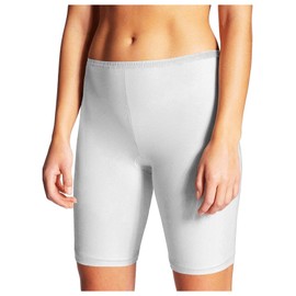 BestSale247 Pack of 3 Women's Underskirt Short Underdress with Lace Briefs Underskirt Boxer Shorts Cotton, Pack of 2 / white