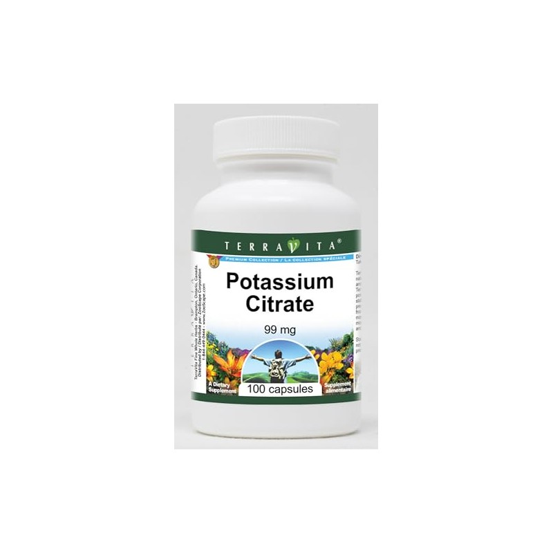 Potassium Citrate - 99 mg (100 Capsules, ZIN: 512692) -